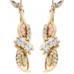 Genuine Diamond Leverback Earrings - by Landstrom's